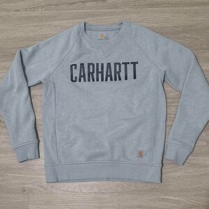 Carhartt Relaxed Fit Crewneck Sweatshirt – Gray (Size S)